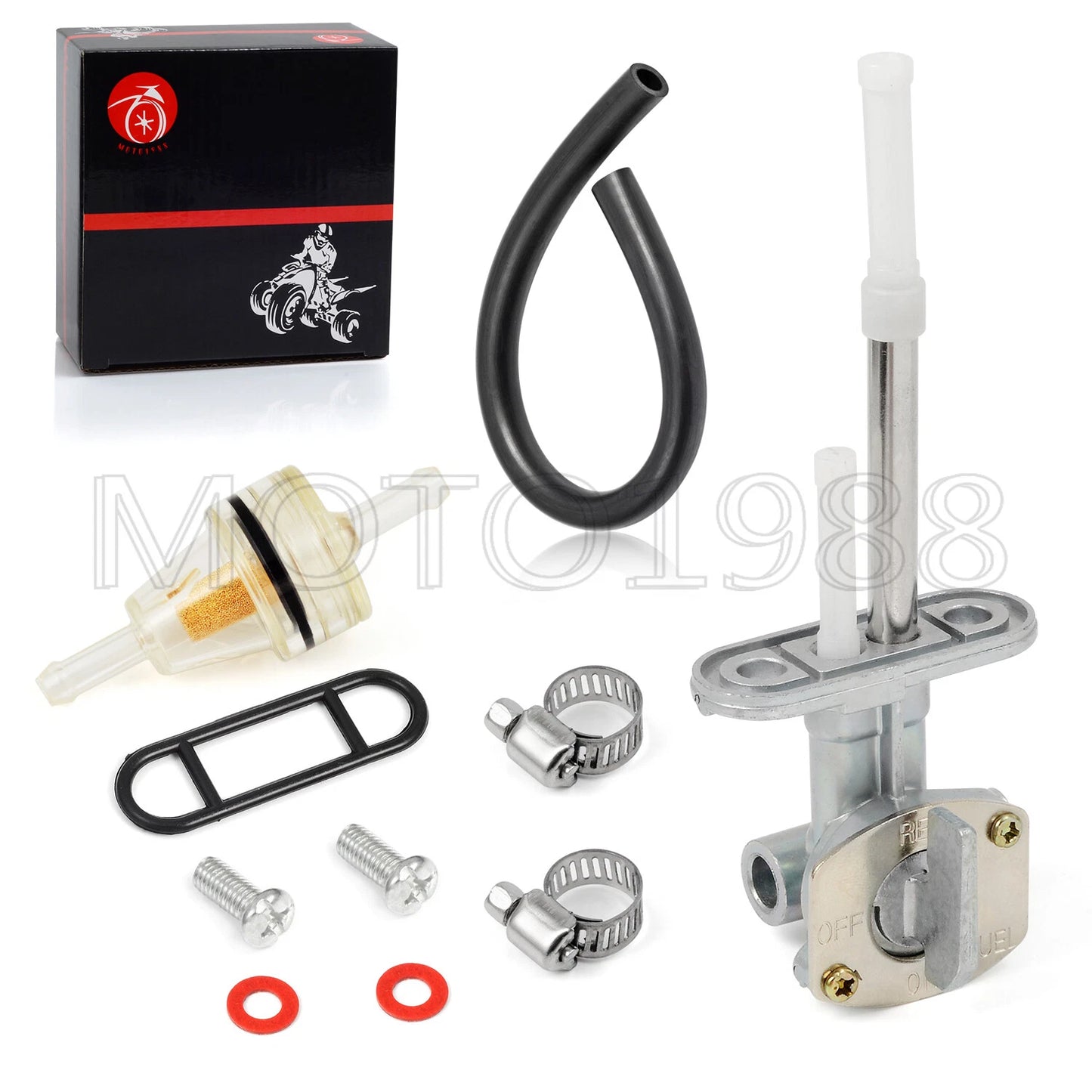 Fuel Gas On Off Reserve Petcock Valve Switch for Yamaha YFM660R (2001–2005)