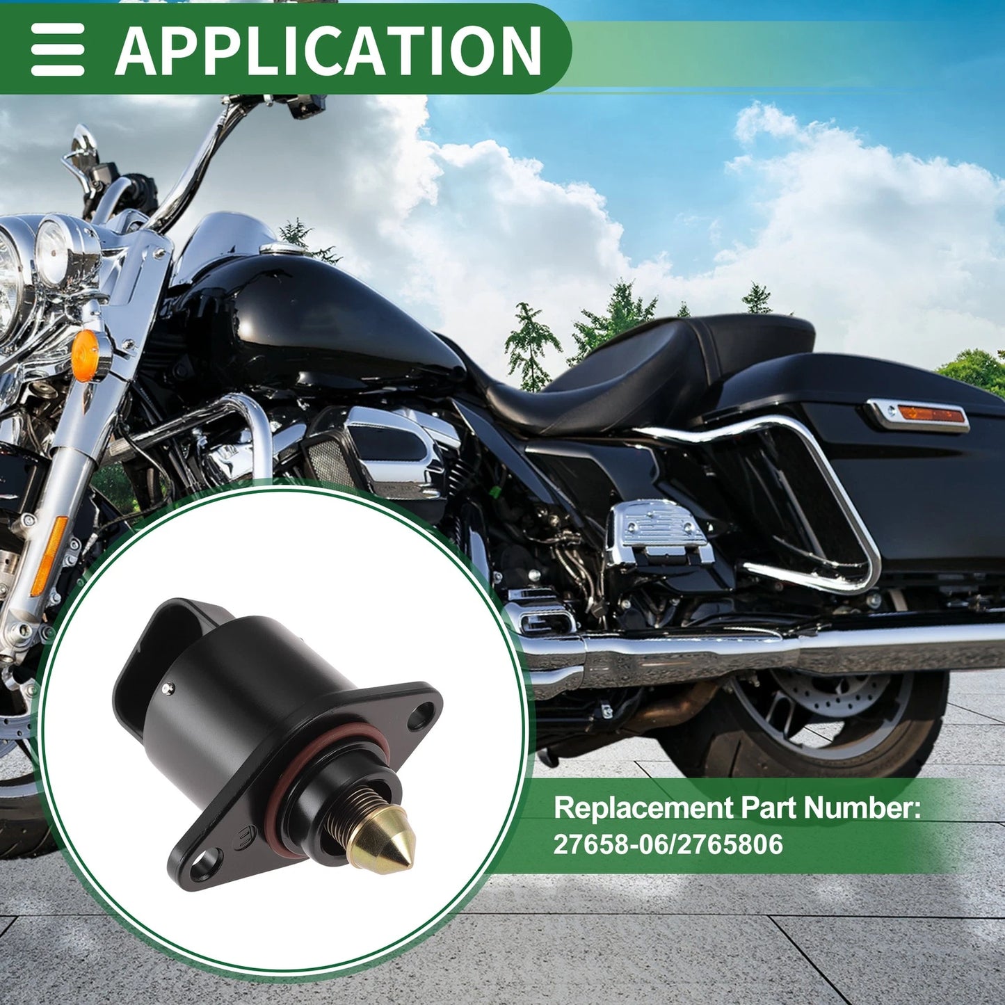 Idle Air Control Valve for Harley-Davidson Softail