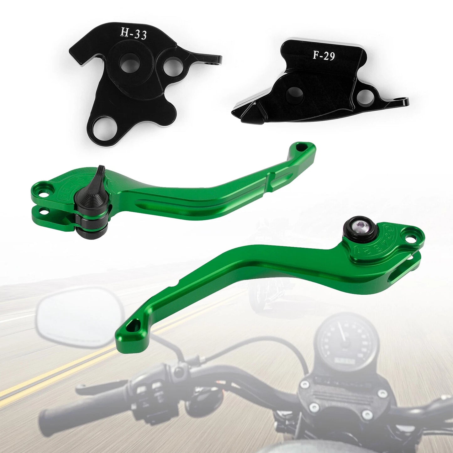 CNC Short Brake Clutch Lever for Honda VFR 1200, RC51, F2 (2010-2013, 2000-2006)