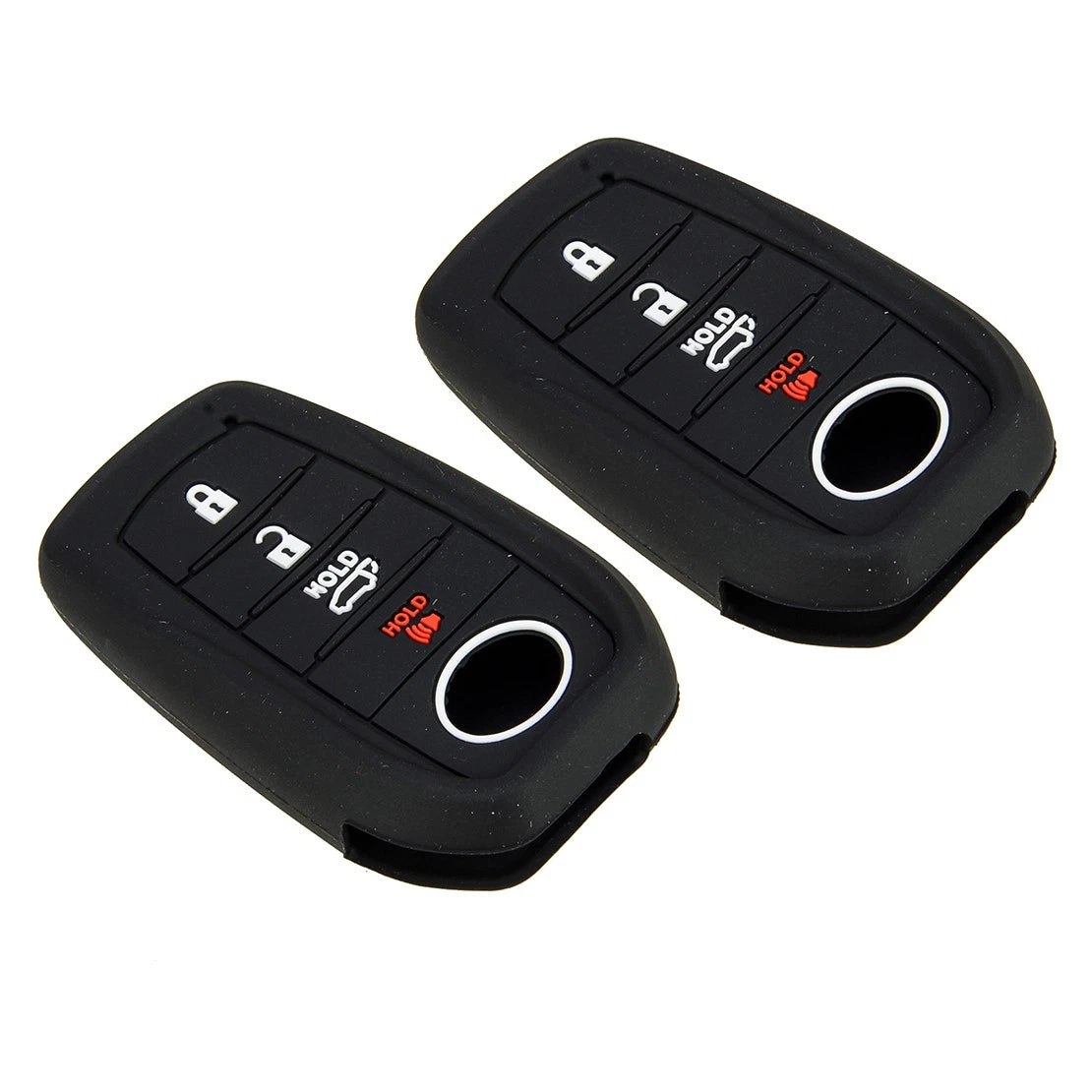 2 x Remote Key Cover Case for Toyota Tundra, Land Cruiser, RAV4 (2021-2023)