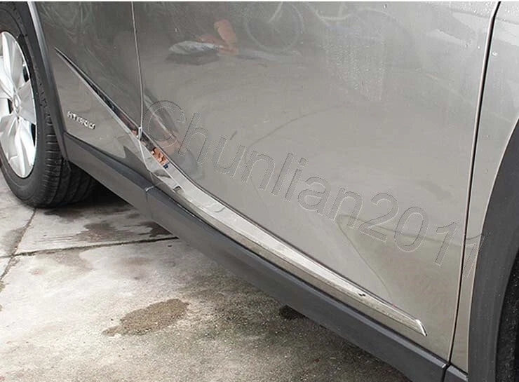 Chrome Body Door Sill Molding Cover Trim for Lexus UX 260h 250h (2019-2023)
