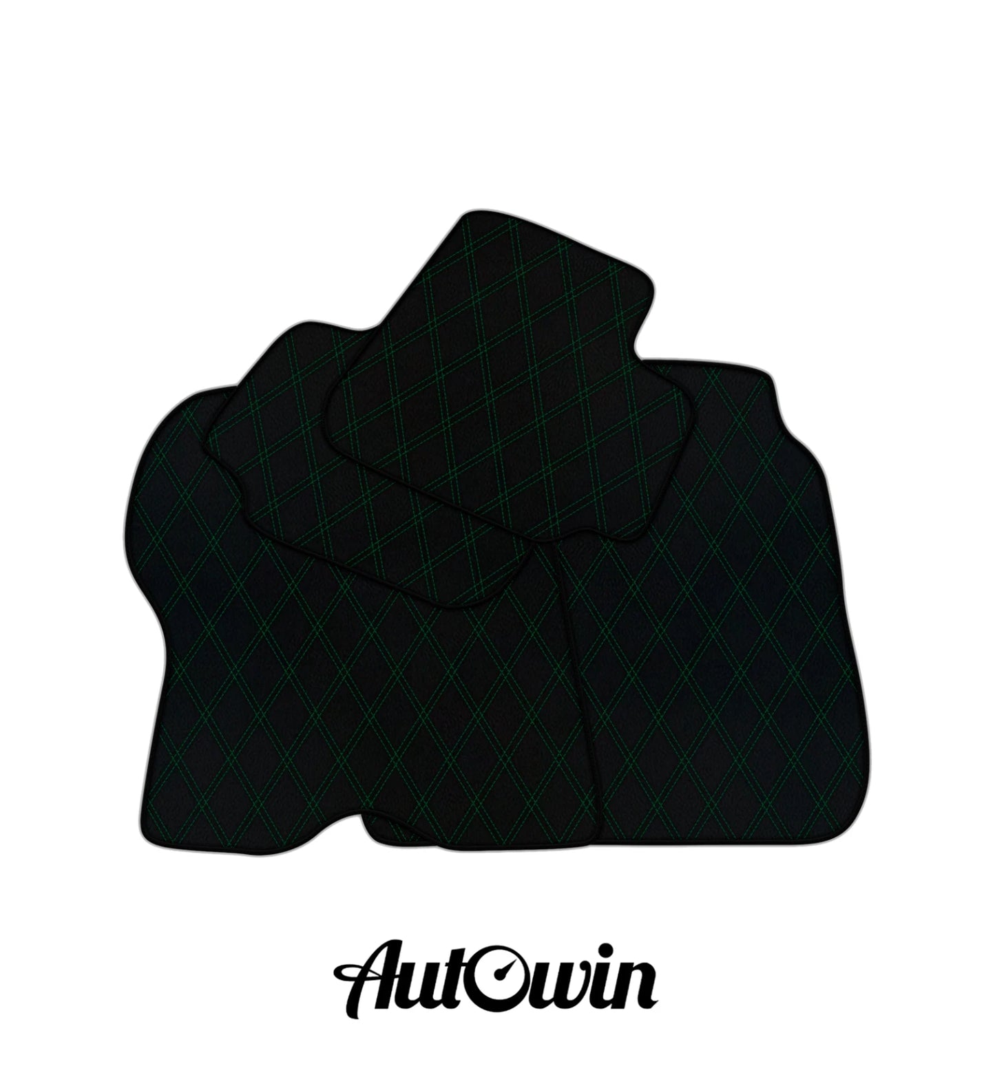 Customizable Double Diamond Pattern Car Mats for Ferrari GTC4 Lusso (2016-2020)