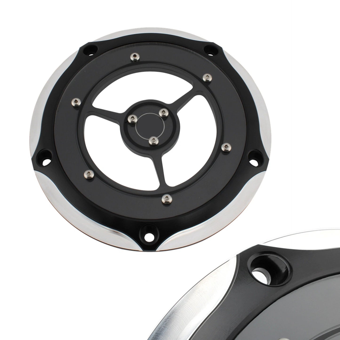 Derby Cover for Harley Heritage Classic FLHCS 2019-2021 Black White