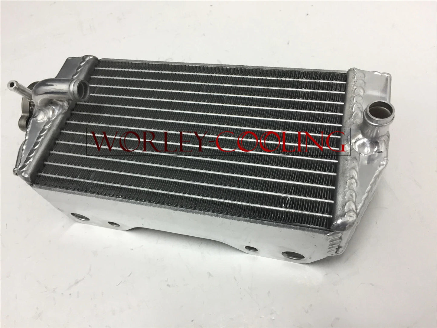 Aluminum Radiator + White Silicone Hose for Honda CRF450R (2002-2004)