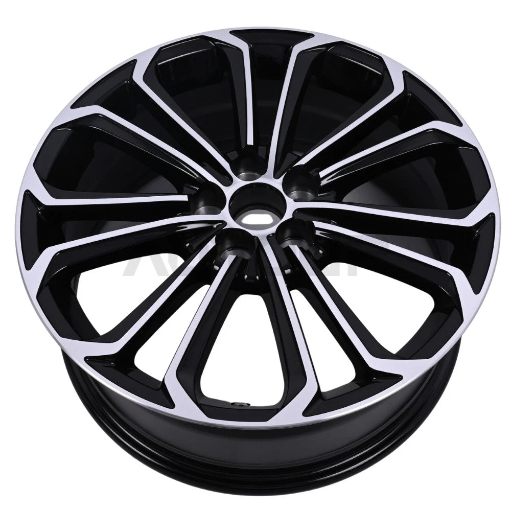 17x7 Alloy Wheel Rim Machined Black for Toyota Corolla (2014–2016)