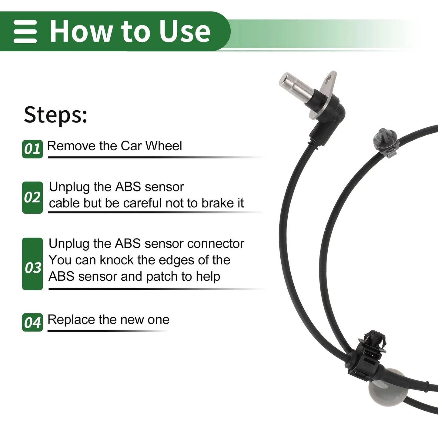 ABS Wheel Speed Sensor for Mazda CX-7 (2007-2012)