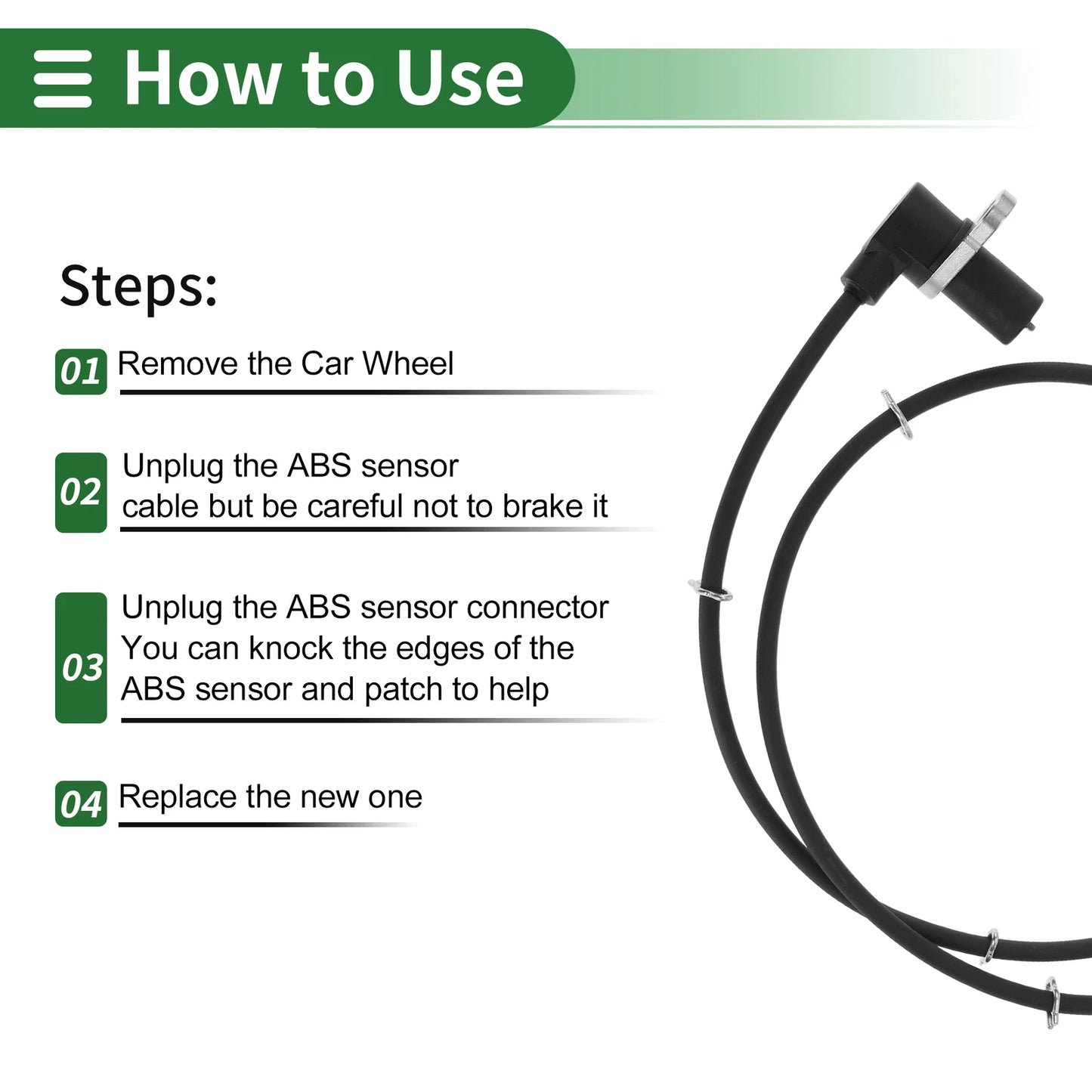 ABS Wheel Speed Sensor for Mitsubishi Space Wagon (2000-2004)