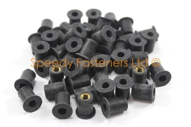 25 x Packung Frontscheibe Verkleidung Gummi Muttern for Kawasaki Ninja ZX Quad