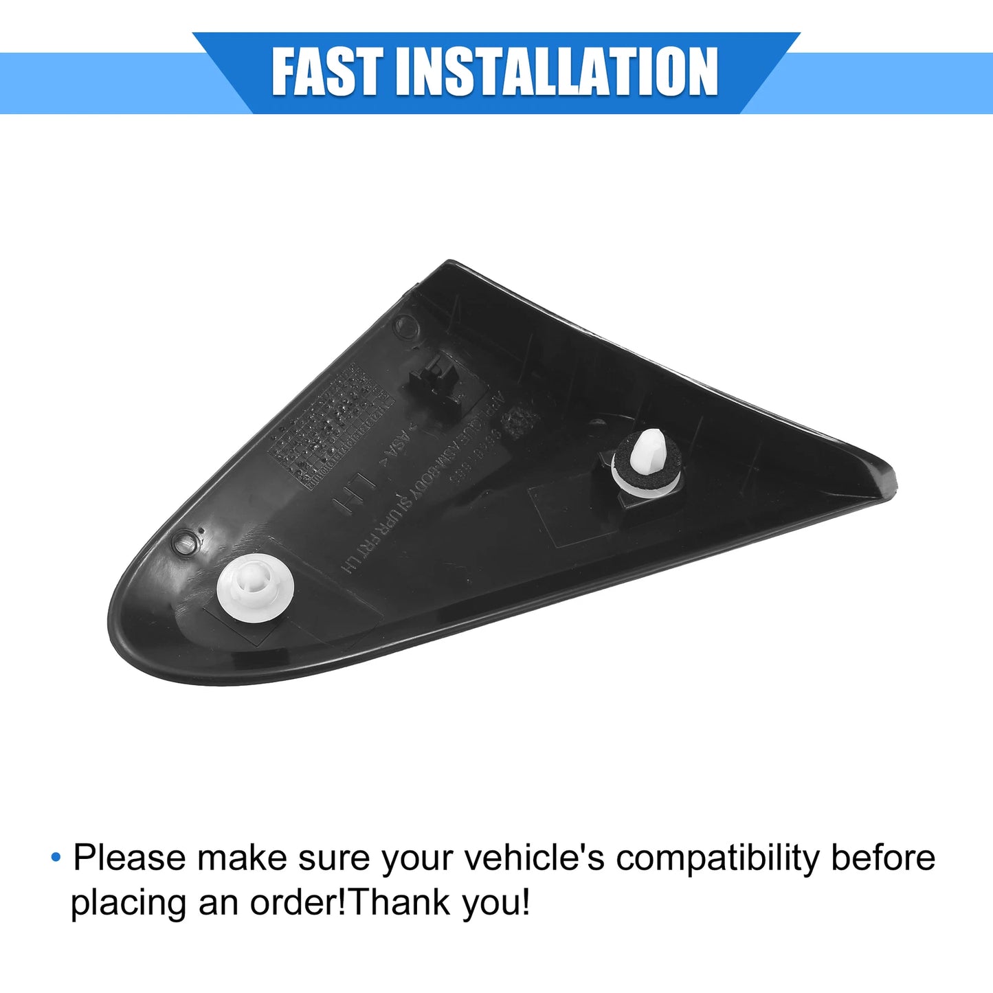 Left Right Mirror Corner Fender Cover for Chevrolet Sonic (2012-2020)