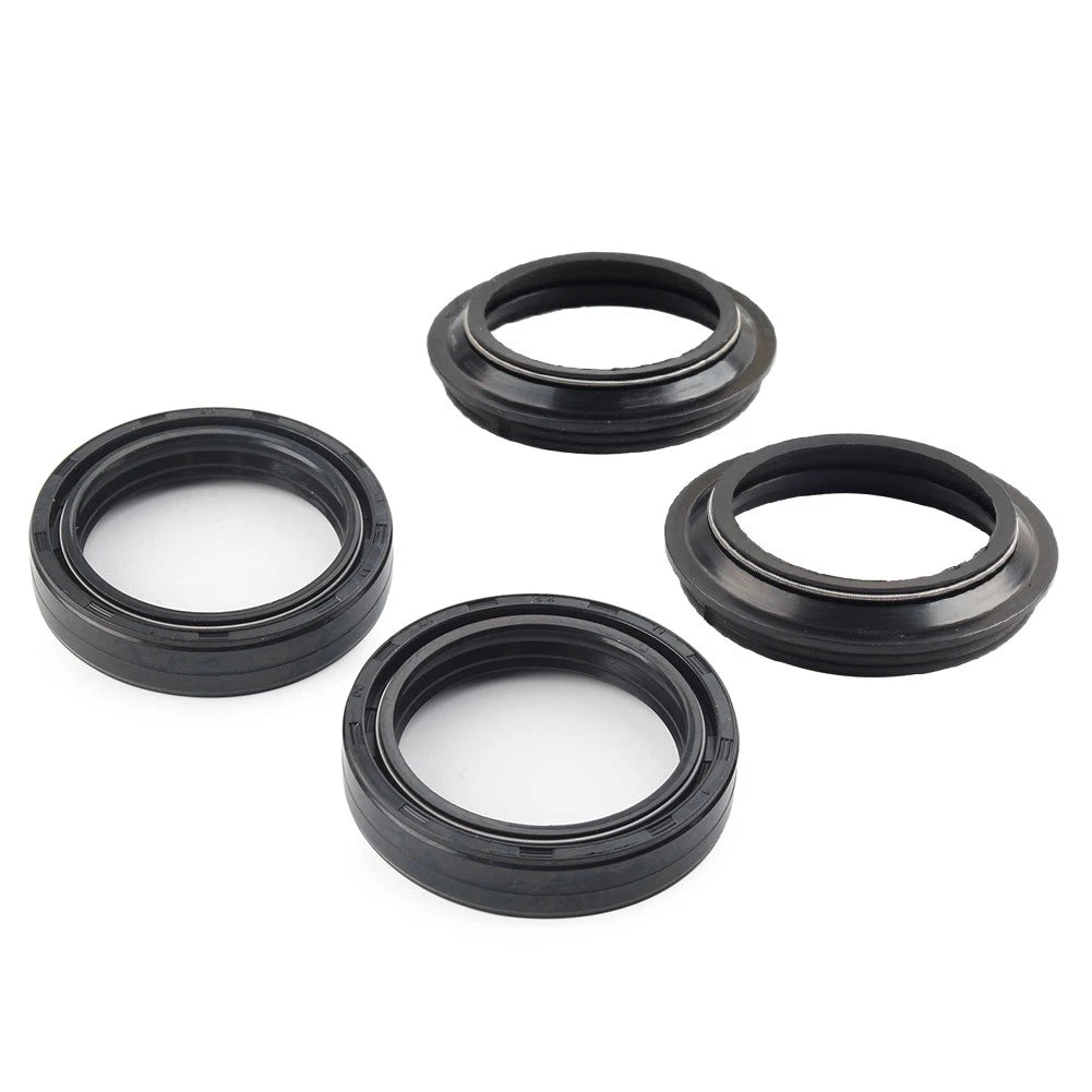 4 Pcs 47X58 MM Motorcycle Front Fork Damper Shock Absorber Seal