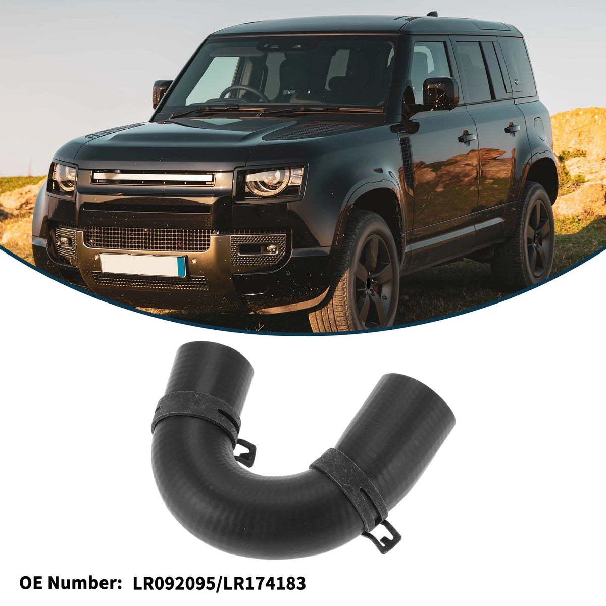 Radiator Hose No.LR092095 for Land Rover Defender 110 (2007-2016)