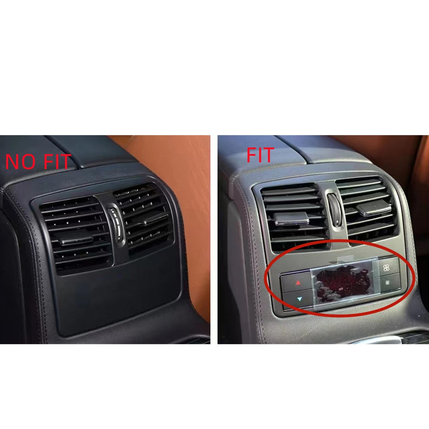 A/C Air Vent Assembly for Benz W218 CLS 2012-2017 Gray (2012-2017)