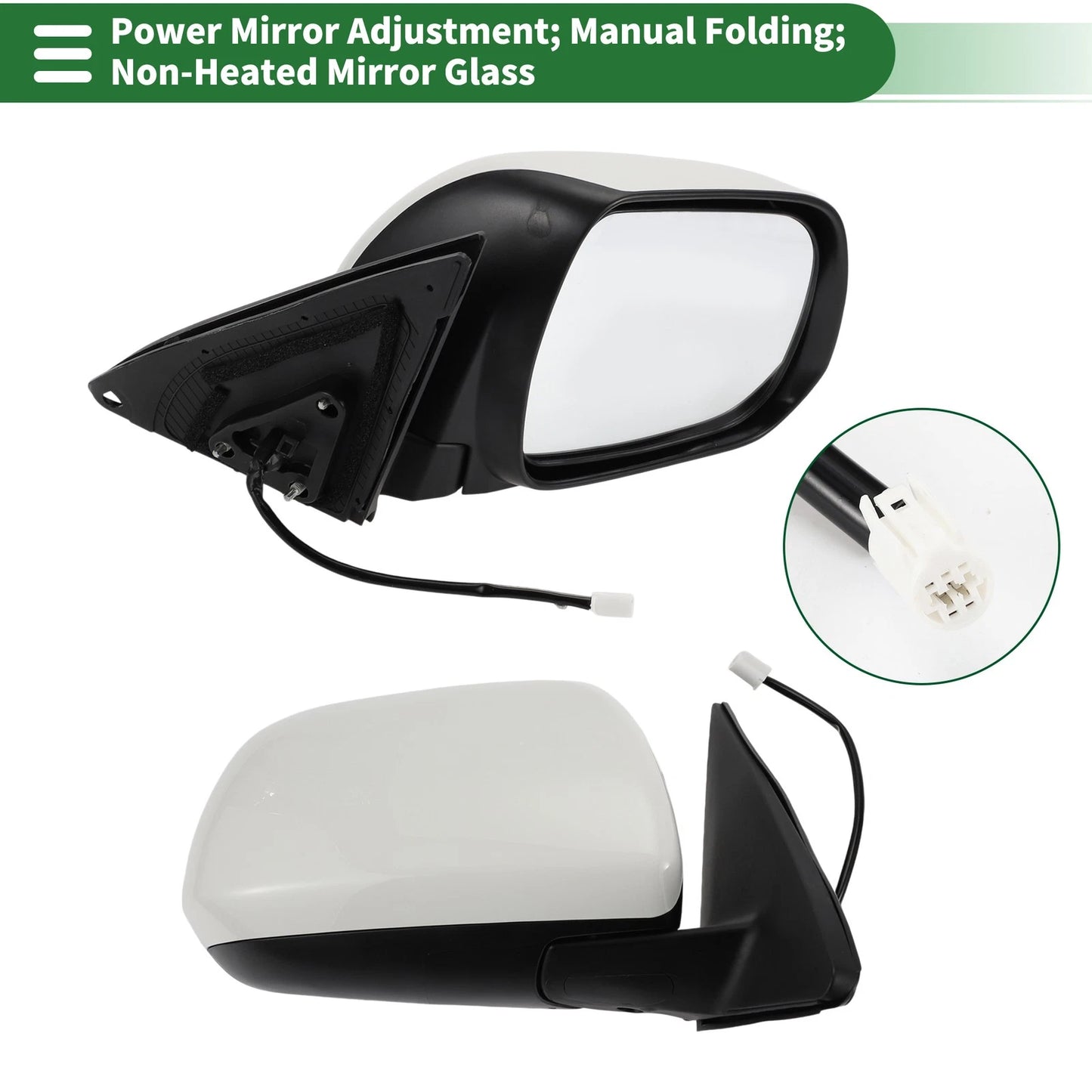 Right Side Door Mirror for Toyota Highlander (2001-2023)