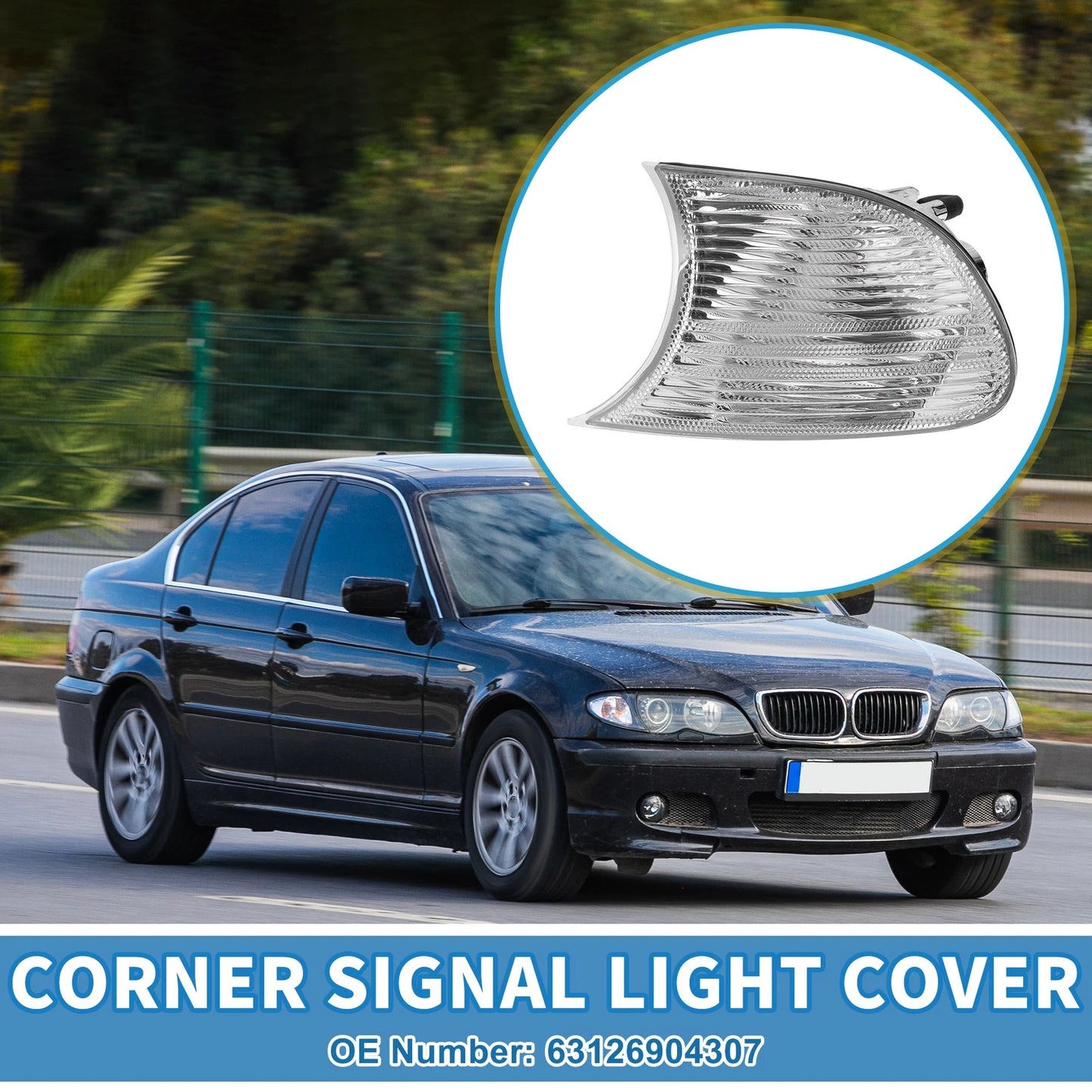 Left Corner Signal Light Cover for BMW 3 Series E36 (2000-2001)