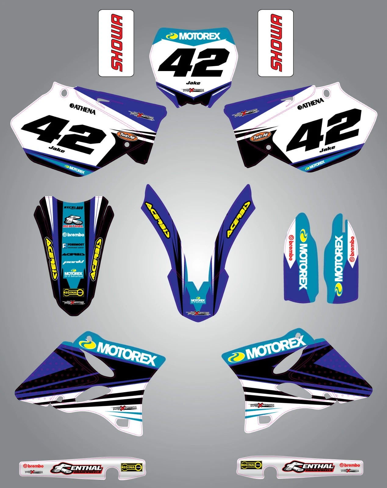 Custom Graphics Full Kit for Yamaha YZ 125/250 (2015 - Present)