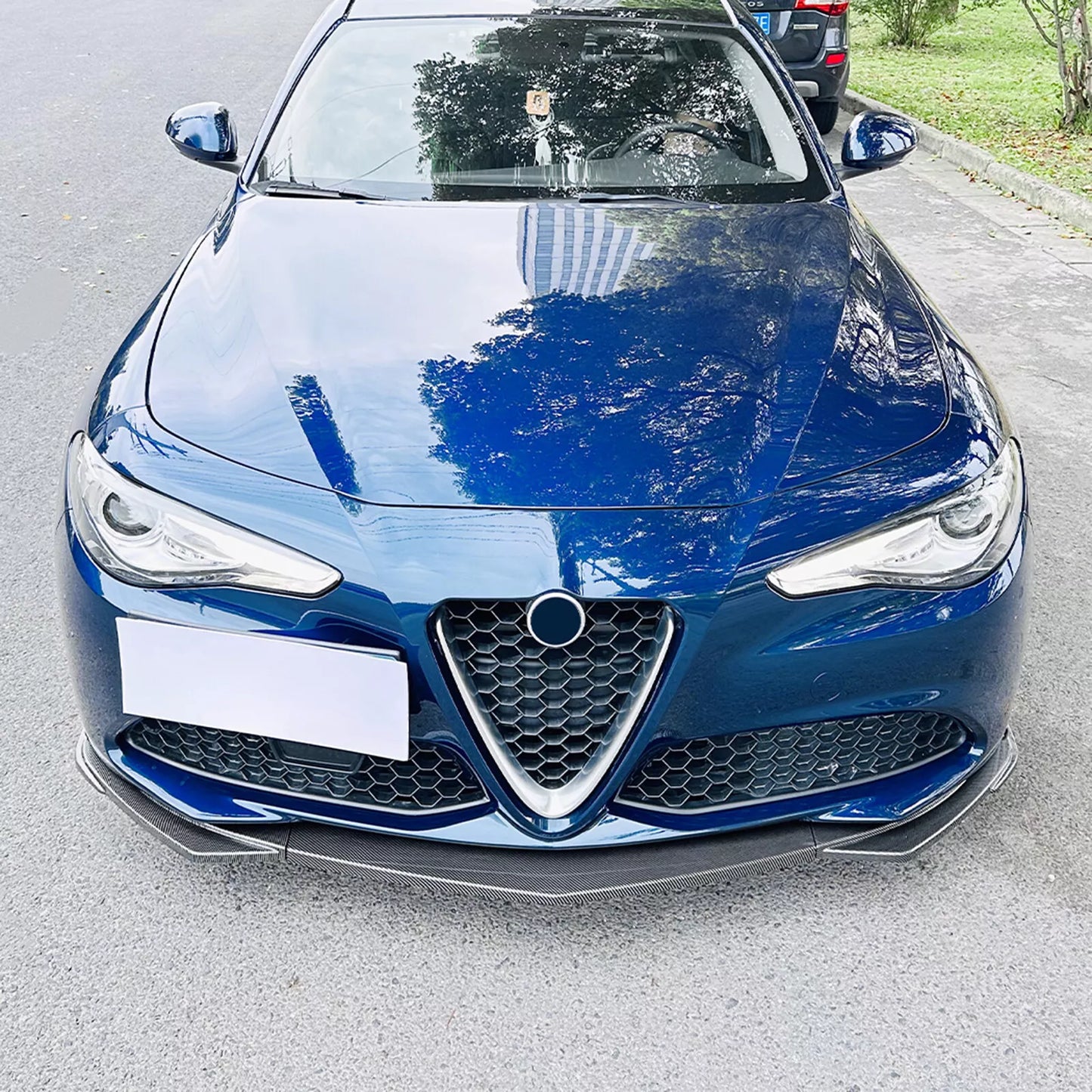 Front Bumper Spoiler Lip for Alfa Romeo Giulia (2015-2024)