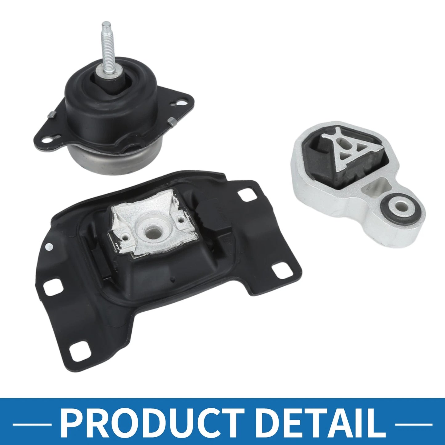 Engine Motor Trans Mount Set for Ford Explorer 2.0L 2.3L (2012-2019)