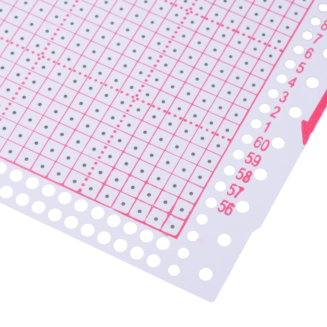 10x Stitches Blank Punch Cards for Brother KH836 SK260 Knitting Machine