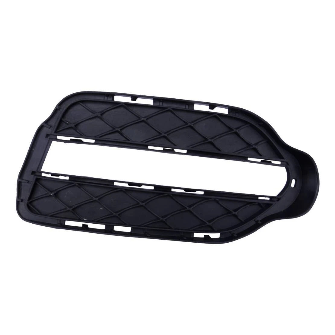 L & R Fog Light Grills w/ Strip Trim for Benz X204 GLK250 GLK350 (2013-2015)