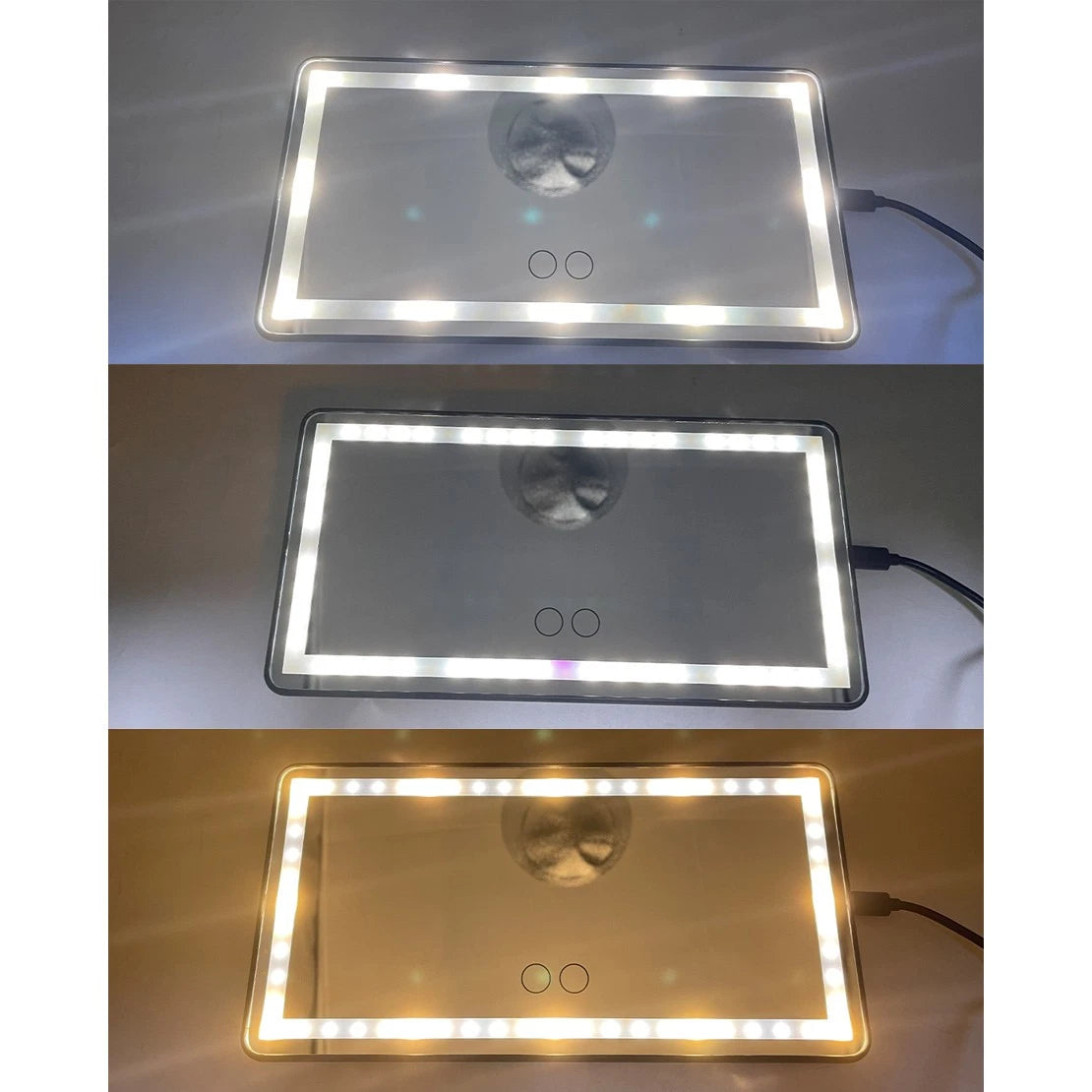 LED Lighted Vanity Makeup Mirror with Adjustable Brightness for Makeup - 79 characters