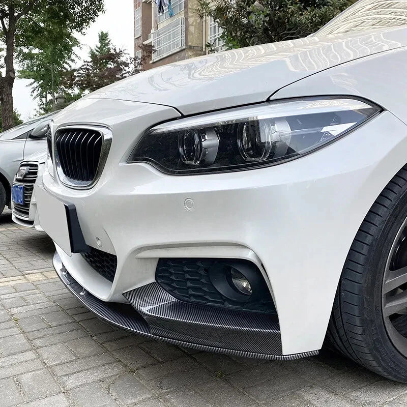 Carbon Look Front Bumper Lip Splitter for BMW 2 Series F22 F23 (2013-2021)
