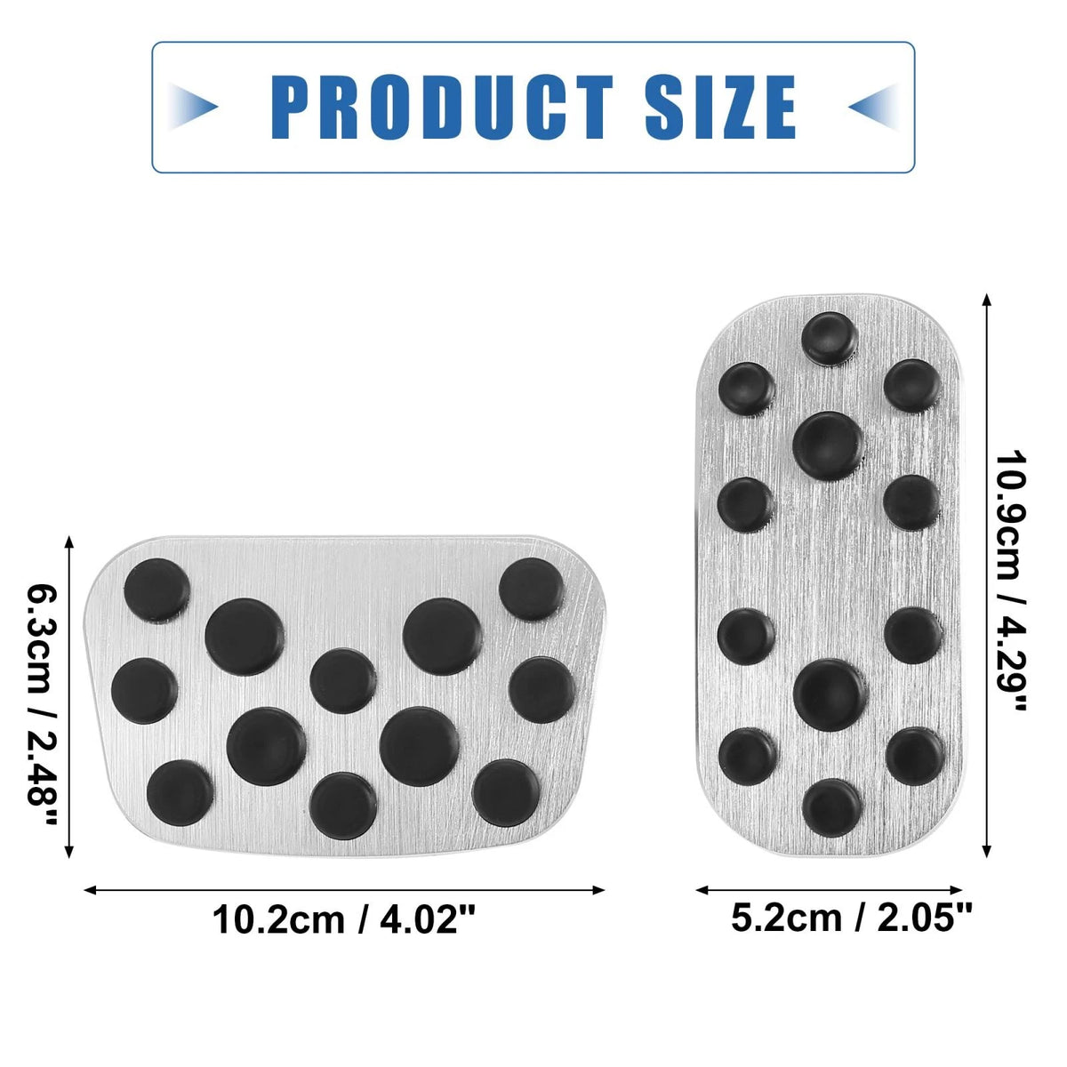Gas Brake Pedal Pad Kit for Toyota Corolla Hatchback (2019-2023)