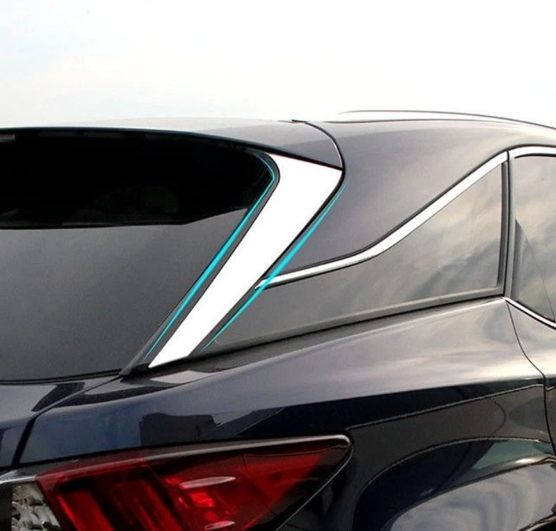 Rear Trunk Side Pillar Cover Spoiler Trim for Lexus RX350 450H (2016–2022)
