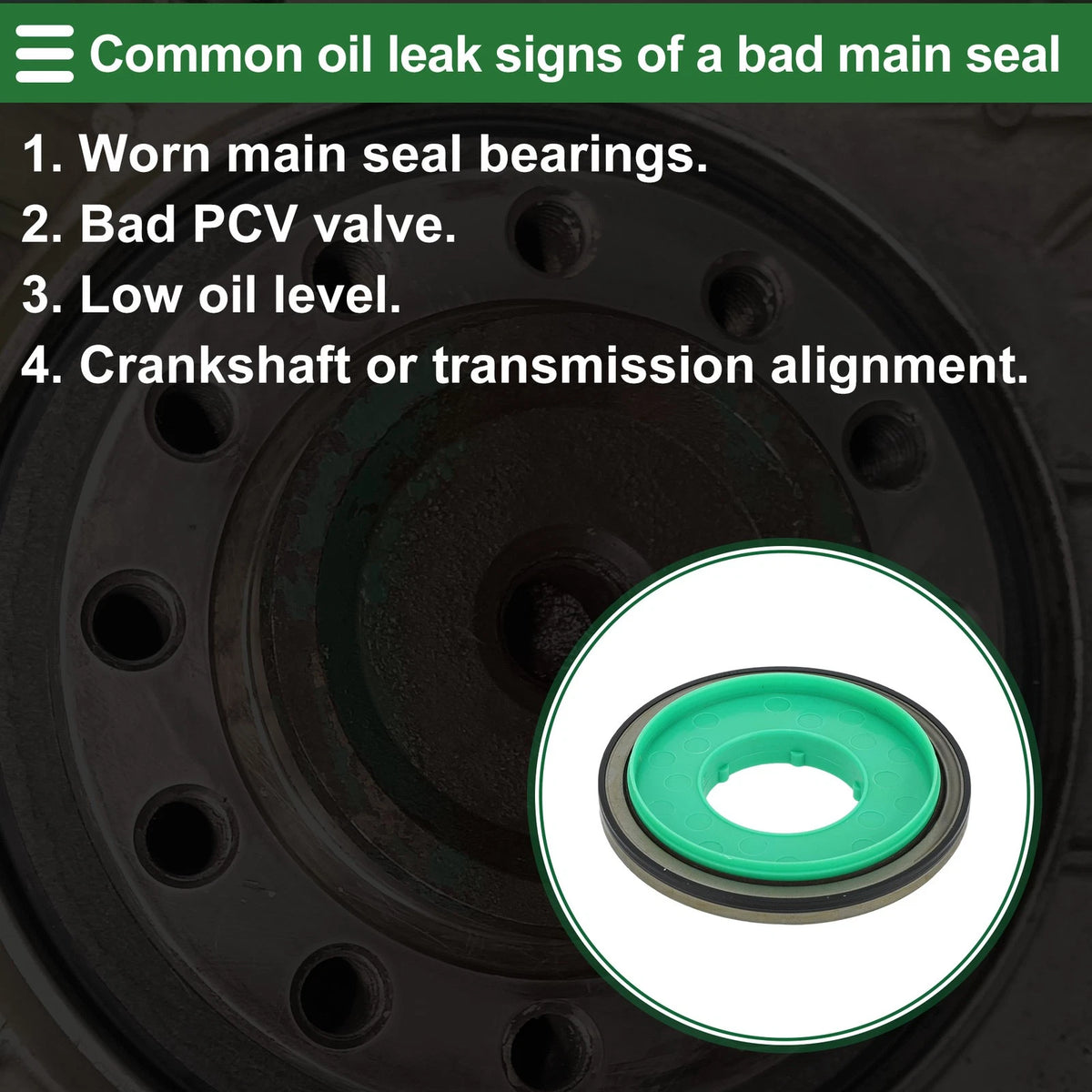 Rear Crankshaft Oil Seal for Land Rover Discovery (2005-2016)