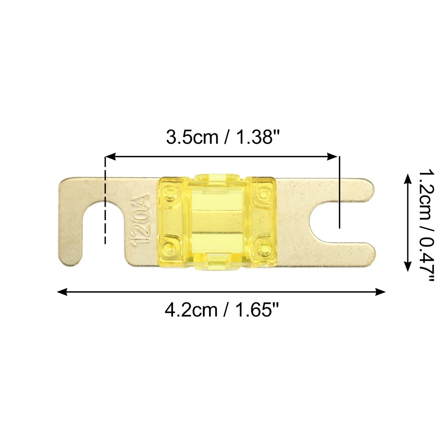 10pcs 120A AFS Mini ANL Fuse for Car Truck Motorcycle Boat Audio CDs