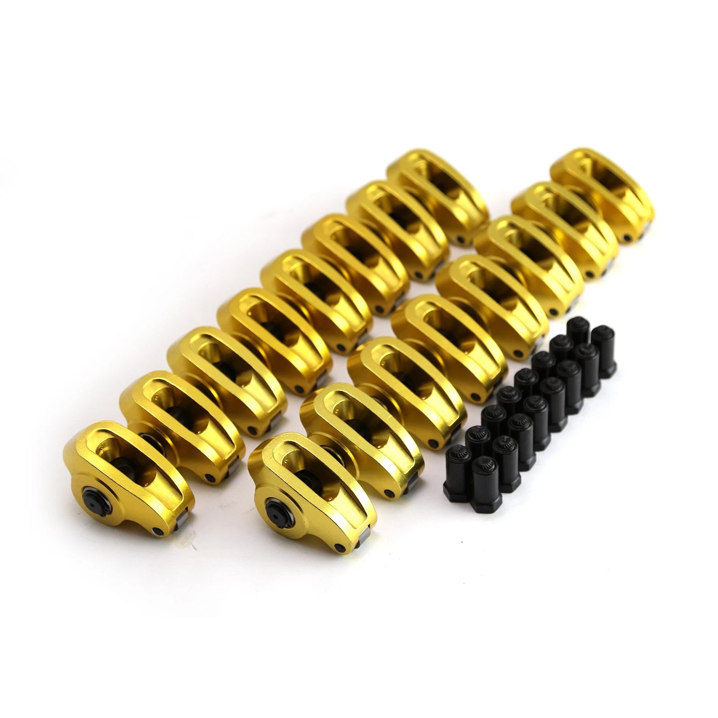 1. 1.7 Ratio 7/16" Aluminum Roller Rocker Arms for Chevy BBC 454