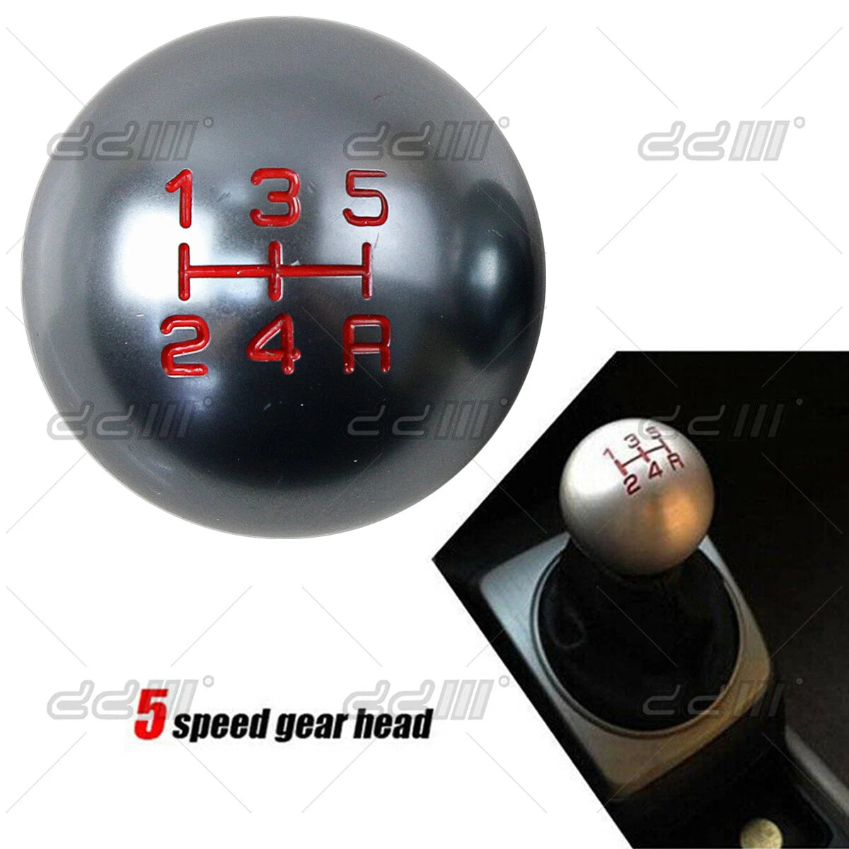 5 Speed Gear Shift Knob for Honda Civic/Accord/City (2001-2023)