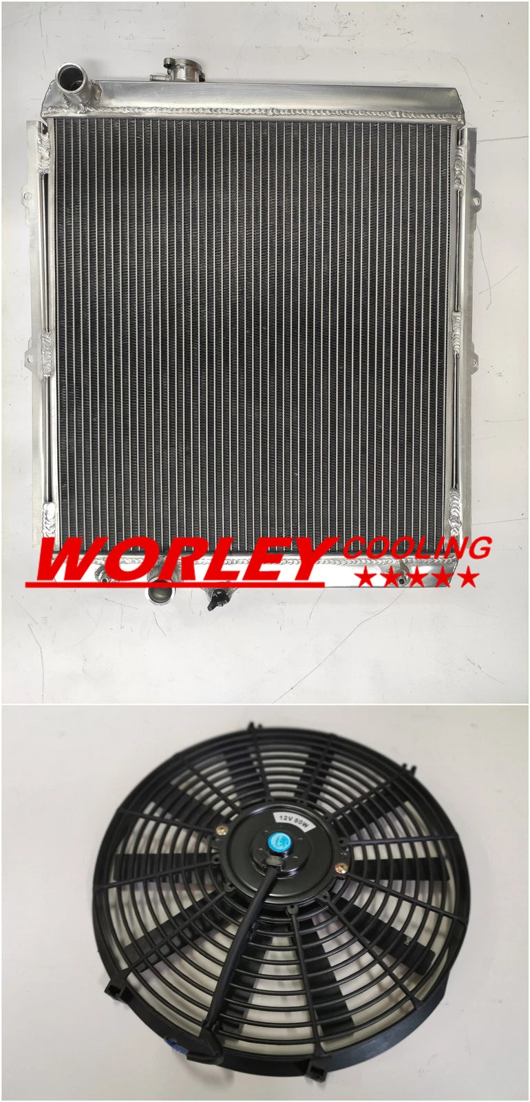 4ROW Aluminum Radiator for Hilux KZN165R 3.0L Diesel 4X2 4X4 (10/97-02/05)