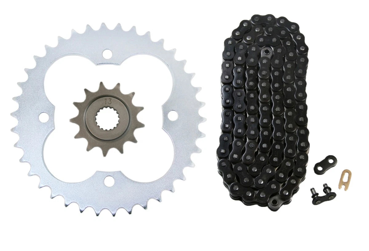 Black 520x94 / O-Ring Chain & 14/38 Sprockets / Honda TRX450R (2004–2005)