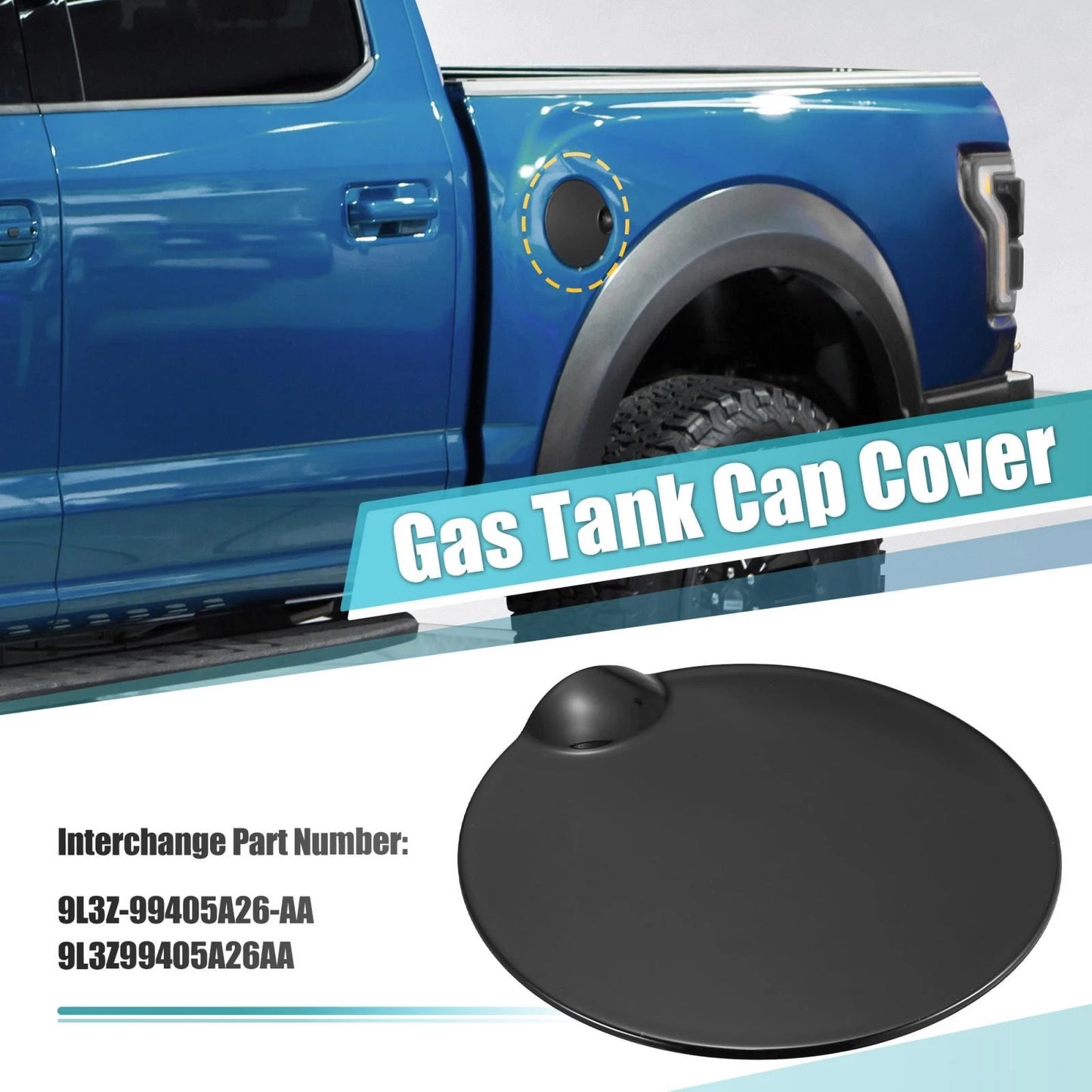Fuel Gas Tank Door Filler Cover Cap for Ford F-150 (2009-2014)