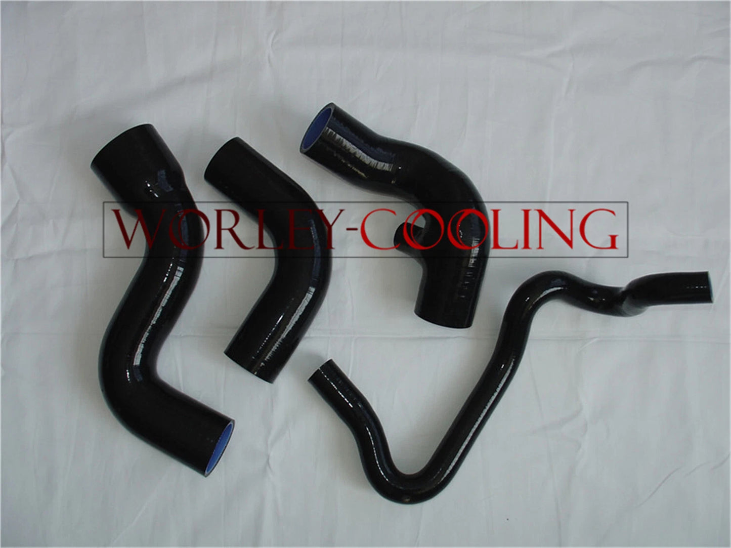 Turbo Hose Kit for Audi A4 1.8T B5 (1995-1997) - Black Silicone 2 x Hoses