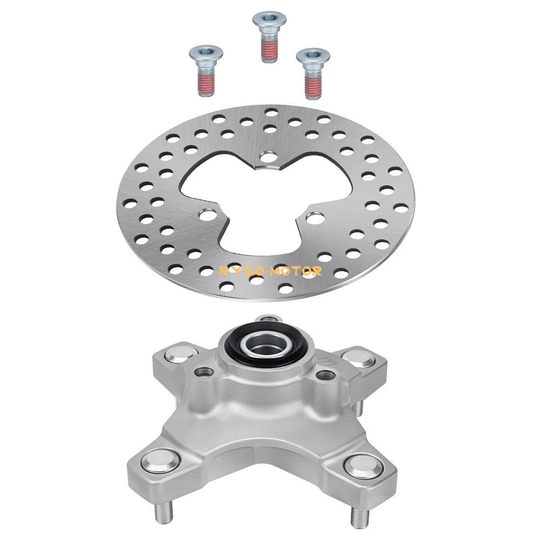Wheel Hub & Brake Disc for Honda Sportrax 250 400 TRX250EX TRX400EX (2001–2008)
