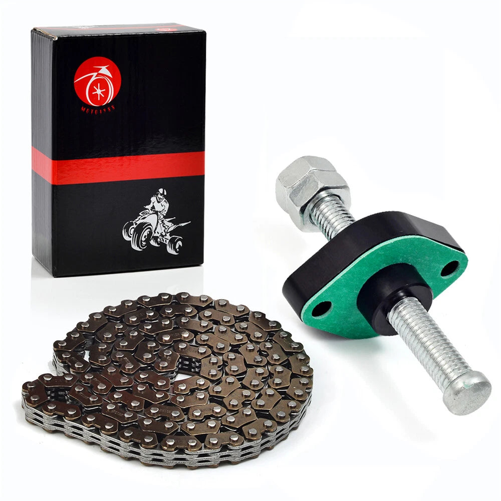 Cam Timing Chain & CNC Manual Tensioner for Yamaha YFZ450 (2004–2013)
