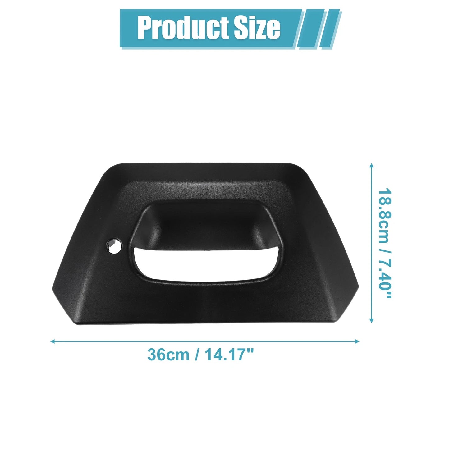 1 Set Tailgate Door Handle and Bezel for Chevy Avalanche 1500 2500 (2002-2006)