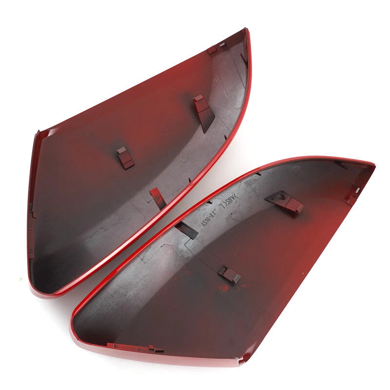 Red Left Right Side Wing Mirror Cap Cover for Honda Civic (2016-2021)