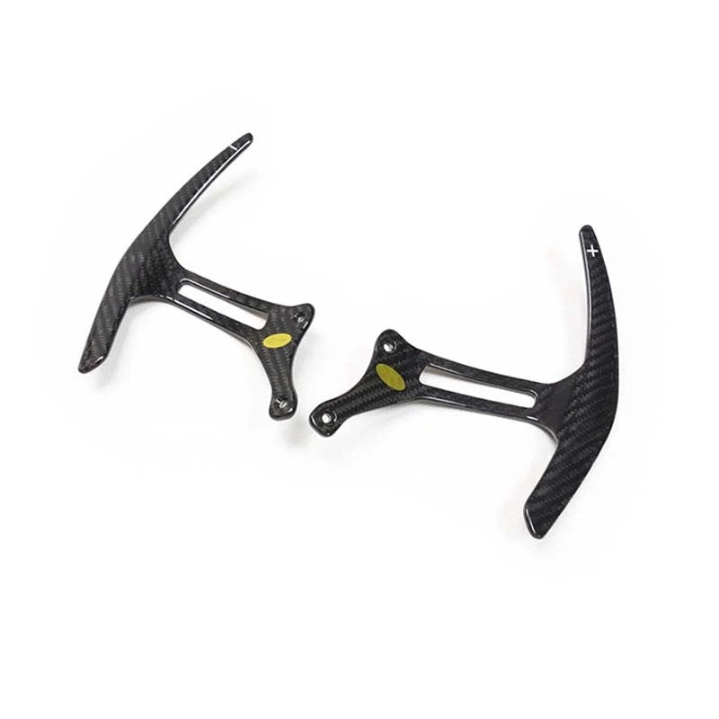 Real Carbon Fiber Steering Wheel Paddle Shifter For Ferrari 458/430/360/ 2013 FF