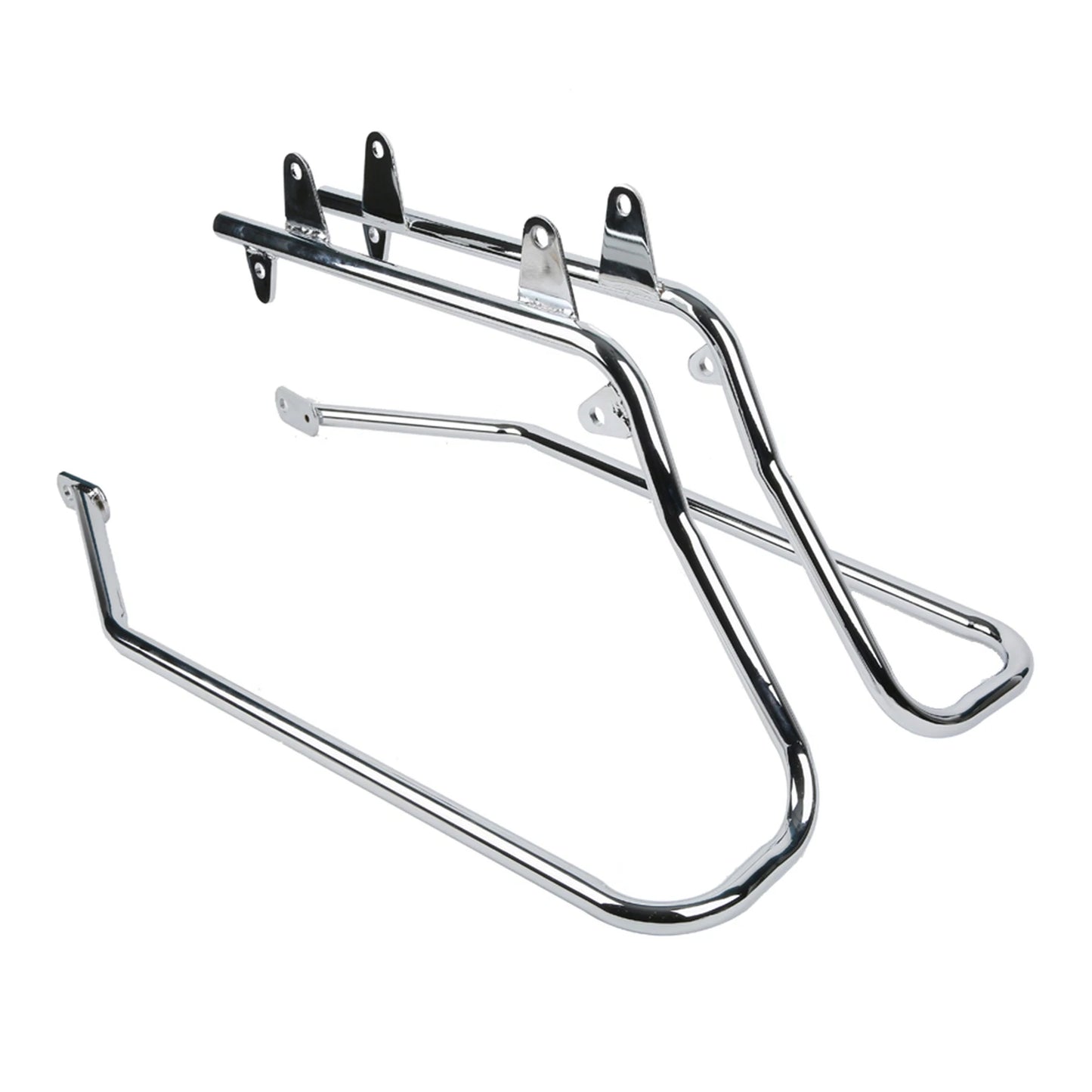 Saddlebag Conversion Brackets with Hardware for Harley Softail