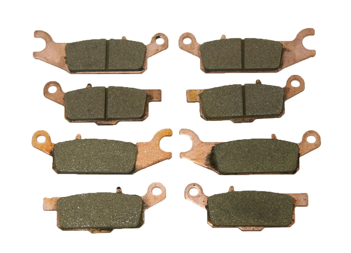 Front & Rear Severe Duty Brake Pads for Yamaha Grizzly 700 4x4 Grizzly 550 4x4