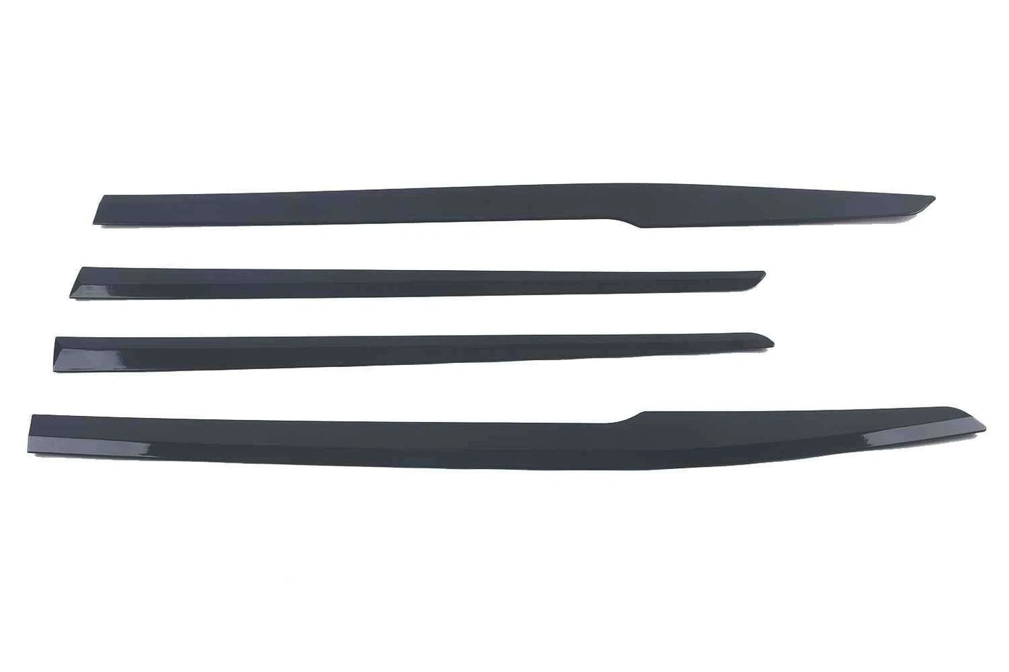 Glossy Black Door Side Body Molding Cover Trim for Toyota Highlander (2020-2022)