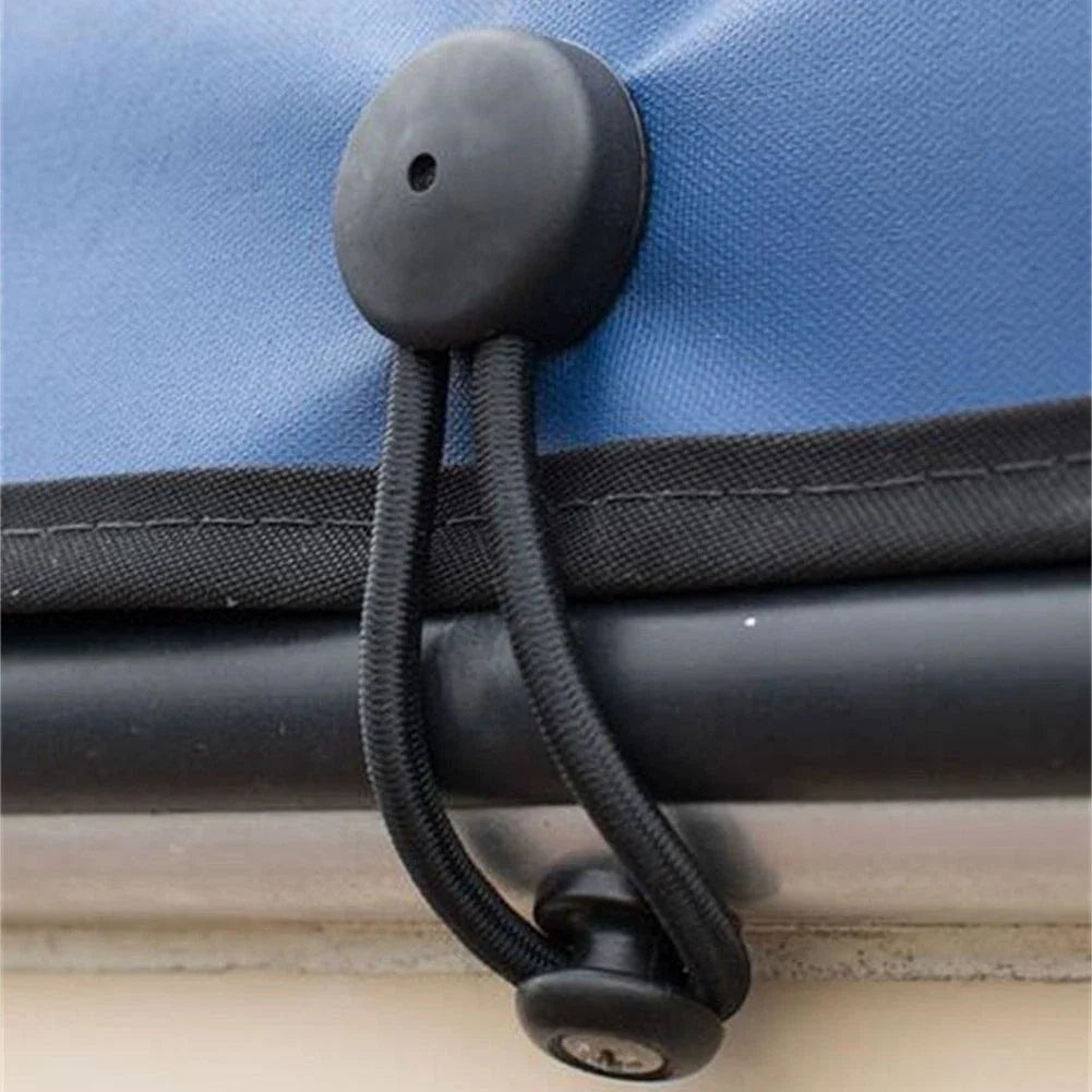 Bungee Cord Clips with Knob for Tent/Boat/Yacht/Trailer/RV Cover Uses