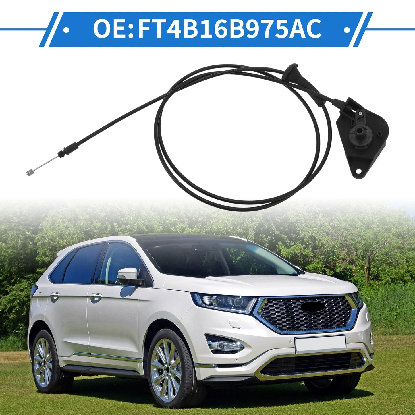Hood Release Cable for Ford Edge (2015-2024)