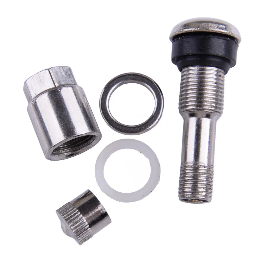 8pcs Stainless Steel Tubeless Tire Valve Stems for Car Truck Wheels