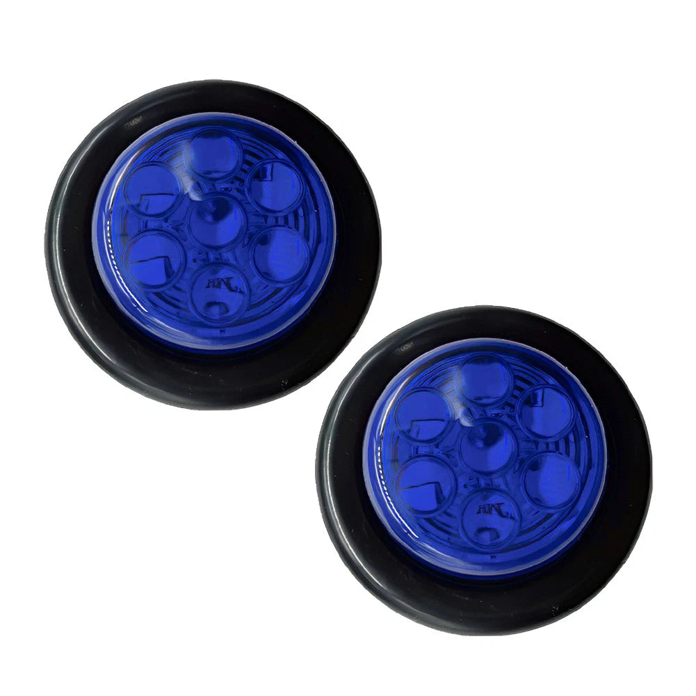 Blue Side Marker Light for Truck Trailer Rund Clearance Lamp
