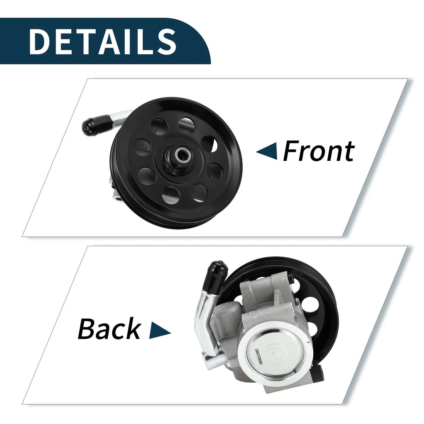 Power Steering Pump w/ Pulley for Ford F-250 F-350 (2011-2016)