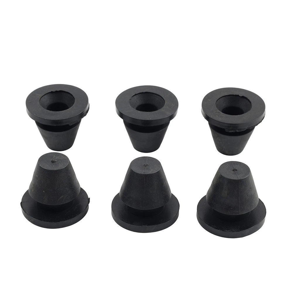 6 x Rubber Side Cover Grommets for Harley Touring Road Electra Glide (2008-2024)