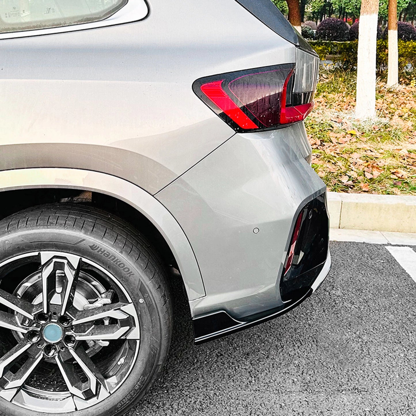 Rear Bumper Side Corner Cover Trim for BMW X1 iX1 (2023-2024) Gloss Black